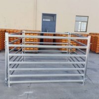 Panneau de clôture agricole galvanisé de qualité supérieure pour enclos à chèvres, avec barre anti-écrasement et goupille robuste pour moutons