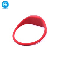 Pulsera de Silicona RFID de 13.56 Mhz, NFC Forum ISO 14443A, Brazalete de Proximidad Estándar para Control de Acceso y Membresía