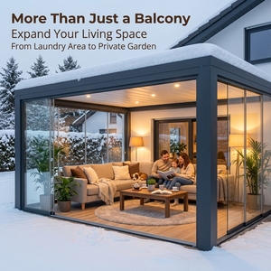 Pergola in Alluminio HENLIXO con Tetto Retrattile, Lame Motorizzate Orientabili, Impermeabile, Facile da Montare, Ecologica per <span class=keywords><strong>Giardino</strong></span> Esterno - Product Image 3