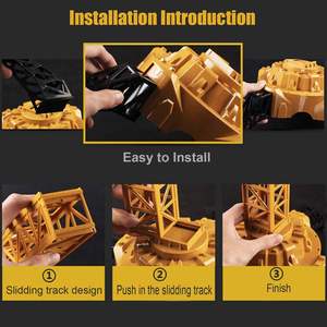 AiJH Grúa Torre <span class=keywords><strong>de</strong></span> Control Remoto <span class=keywords><strong>de</strong></span> 6 Canales, 50.4 Pulgadas <span class=keywords><strong>de</strong></span> Altura, Rotación <span class=keywords><strong>de</strong></span> 680 Grados, con Luz y Sonido, <span class=keywords><strong>Juguete</strong></span> <span class=keywords><strong>de</strong></span> Ingeniería RC - Product Image 4