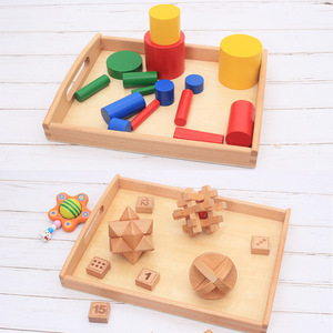 Ausili Didattici Montessori, Vassoi Montessori, Vassoi per l'Ordinamento e la Lavorazione dei Materiali nell'Area della Vita Quotidiana delle Scuole dell'Infanzia - Product Image 2