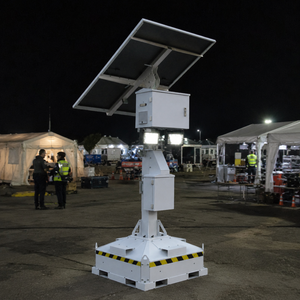 Torre de Luz Solar LED de 2x100W con Panel Solar de 490W para Construcción - Product Image 4