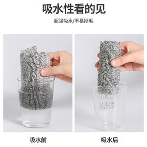 Paño de cocina de fibra de bambú Guolin de 25x25 cm, absorbente, elimina el aceite, paño de limpieza para la mesa de la cocina - Product Image 3