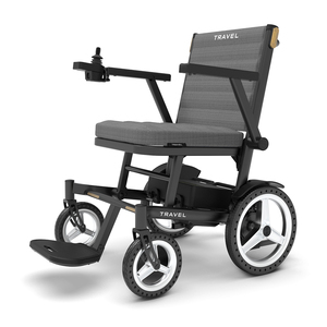 Baichen BC-EA8003 2025 New Style Luxury Aluminum Alloy Disabled Care Portable <strong>All-Terrain</strong> Foldable <strong>Electric</strong> <strong>Wheelchair</strong> - Product Image 1