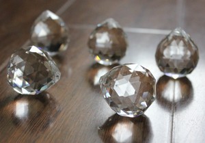 Cổ trong suốt lăng kính Thả Nước pha lê mặt dây chuyền trang trí bán buôn cổ pha lê bóng đèn chùm khác pha lê thủ công mỹ nghệ - Product Image 3