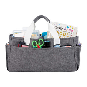 Bolsa de almacenamiento de tela Oxford con bolsillos para organizadores de papelería, uso en interiores - Product Image 2