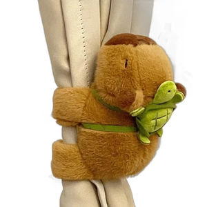 Nuevo y Adorable Peluche de Capibara Kawaii, Pulsera de Muñeca con Anillo, Brazalete, Regalo de Cumpleaños para Niños, Juguetes de Peluche - Product Image 5