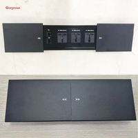 Chargeur multifonctionnel, table de conférence de bureau, prise de courant escamotable, style encastré, prise de courant coulissante de style dissimulé pour bureau