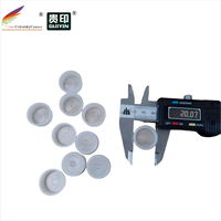 (100) Tapa de tapa de tolva de cartucho de tóner para cartuchos de tóner Samsung Xerox Dell Diámetro 20mm unids/lote
