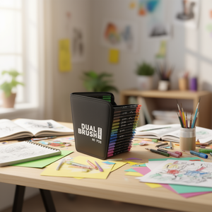 Juego de Marcadores de Doble Punta con 80 Colores para Dibujar y Colorear - Product Image 4