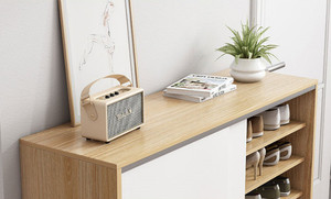Armario de almacenamiento multicapa moderno, Zapatero de gran capacidad con puerta <span class=keywords><strong>corredera</strong></span>, nuevo diseño - Product Image 5