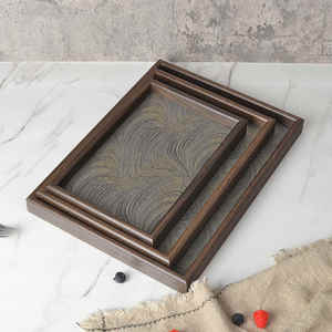 Meilleures nouveautés : Plateaux en bois, vaisselle artisanale indienne, plats à collation, assiettes en bois d'Inde pour la décoration - Product Image 2