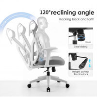 Chaise de bureau ergonomique en maille à hauteur réglable pivotante, design moderne, mobilier commercial, commande OEM acceptée