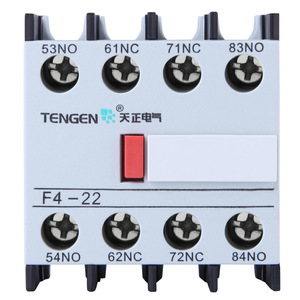 Contact auxiliaire Tengen F4-22 pour contacteur CJX2, accessoire de relais 4P NO NC - Product Image 1