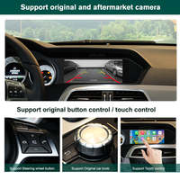 Système audio de voiture Linux 8,8 pouces, CarPlay, GPS, caméra de recul, Mercedes Benz Classe C W221 2006-2012, montage sur tableau de bord, capacitif, 1 an