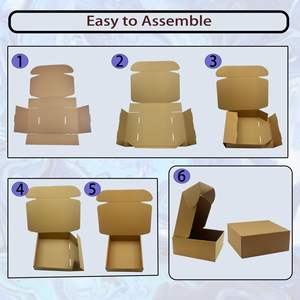 Роскошный изготовленный на заказ картонный Подарочный почтовый ящик для отправки гофрированной бумаги упаковочный картон гофрированный картон коробка - Product Image 3