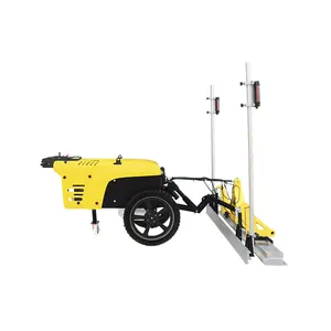 Fully Automatic 4 Wheels Laser Concrete Leveling Machine Self Leveling Screed Road Construction Machinery