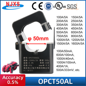 Njxse kẹp biến Áp 5A 50A 100A 200A 300A 400A 500A 800A 1000A chia Lõi biến áp 2000A 5000A 6000A biến áp hiện tại - Product Image 5