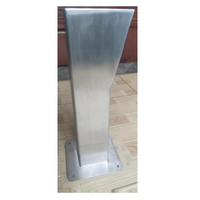 DHTONG Coude en acier inoxydable 304 à tête carrée, pièces d'emboutissage de précision pour soudure de tuyaux de 30 mm, personnalisables