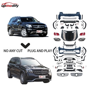 Kit di Conversione per Modifica <span class=keywords><strong>Auto</strong></span> Mercedes Benz GL X166 2013 2014 2015, Aggiornamento allo Stile GLS63 AMG 2016 - Product Image 1