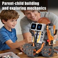 Kit de bloques de construcción de Robot de programación STEM RC 5 en 1, aplicación de montaje DIY y proyectos de Robot de Control remoto, juguete de construcción con LED