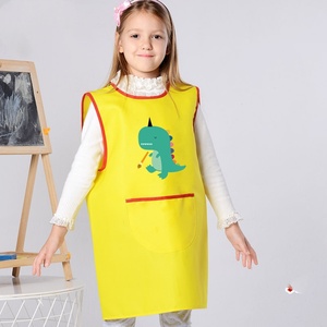 Biểu Tượng Tùy Chỉnh Trẻ Em Của DIY Baking Tạp Dề Mẫu Giáo Nghệ Thuật Sơn In Không Tay Vải Polyester Trẻ Em Tạp Dề - Product Image 6