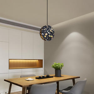 Lámpara Colgante de Mármol Creativa para Restaurante, Bar, Estilo Nórdico Moderno y Minimalista, LED de Altura Ajustable, para Cafetería - Product Image 3