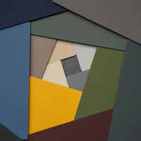 Panneau décoratif en stratifié haute pression HPL anti-traces de doigts, finition mate douce au toucher, pour meubles, portes d'armoires, murs et intérieur