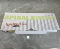 Papelería de Oficina y Escolar, Hojas de PVC para Cuadernos, Carpeta Espiral de Plástico de 21 Anillos, Tamaño A4, 10 mm