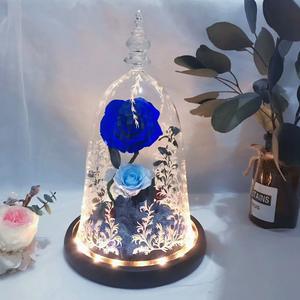 Cupula de <span class=keywords><strong>La</strong></span> Bella y <span class=keywords><strong>La</strong></span> <span class=keywords><strong>Bestia</strong></span> flor en caja de <span class=keywords><strong>La</strong></span> Bella y <span class=keywords><strong>La</strong></span> <span class=keywords><strong>Bestia</strong></span> eternidad rosas rojas en <span class=keywords><strong>la</strong></span> cúpula de cristal - Product Image 5