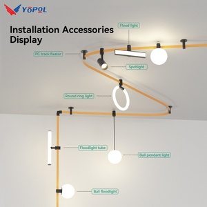 Treo từ theo dõi vành đai COB hệ thống chiếu sáng từ treo vành đai dẫn ánh sáng theo dõi để dễ dàng cài đặt & điều chỉnh điểm - Product Image 2
