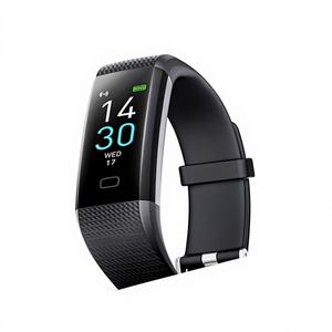 Bracelet intelligent Android S5 avec boîtier en métal, moniteur de température corporelle, moniteur de pression artérielle, moniteur de fréquence cardiaque, podomètre - Product Image 1