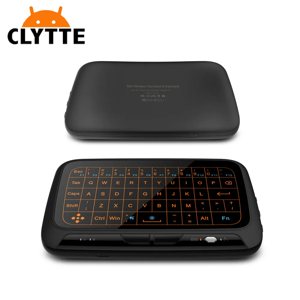 Mini H18 keyboard 2.4g touchpad mini keyboard H18 2.4g wireless remote control PC smart TV notebooks From Topleo