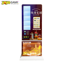 Distributeur automatique de cartes postales touristiques et d'autocollants, avec écran tactile 18,5 pouces, intégration TPV et multiples modes de paiement