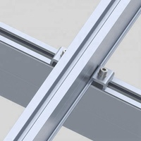 Système de support au sol pour panneaux solaires Yuens Custom Racks en aluminium, structure de montage sur béton, surface anodisée
