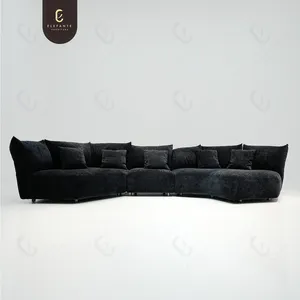 Премиум Крытый диван гостиная мебель тканевый секционный диван регулируемый подлокотник спинка подлокотник облако модульный диван