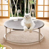 Hamac pour chat de haute qualité avec jouet à bille, confortable et amusant pour votre ami à fourrure