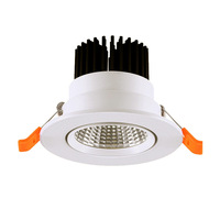 Sortie d'usine COB Angle réglable tout en aluminium plafonnier Downlight projecteur pour éclairage intérieur