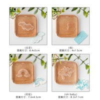 Emporte-pièce et tampon en acrylique à motif 3D pour événements de vie, et tampon à embosser pour biscuits et fondant