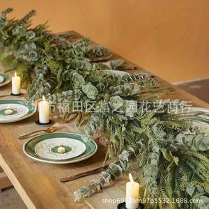 Christmas PE Cypress Garlands 1.8m Fireplace Mantel Decor Greenery <b>Wreath</b> Holiday Decoration Home Decor - Product Image 5