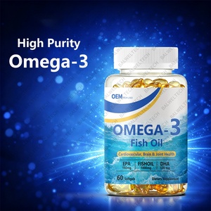 Cápsulas de Aceite de Pescado Omega 3 de Alta Potencia, Marca Privada OEM, 1000mg EPA DHA, Suplemento Dietético para la Salud del Corazón, Cerebro y Articulaciones - Product Image 6