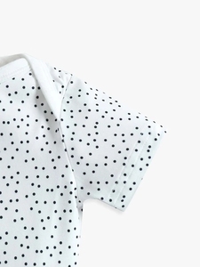 Mamelucos de algodón 100% personalizados con estampado de lunares y dálmatas para bebé recién nacido - Product Image 3