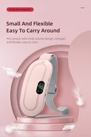 Ceinture de massage électronique vibrante pour le ventre et les règles avec compresse chaude pour soulager les douleurs menstruelles