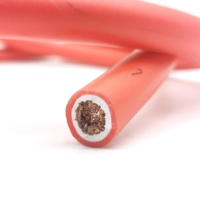 Kabel Listrik Tegangan Rendah AWM 1015 Tembaga Industri Fleksibel Inti Tunggal 3AWG Berisolasi PVC 0.6kV