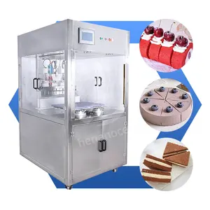 OCEAN Automatic Cheesecake Round Cake Cut Machine Ultrasonic Food Foam Sponge Brownie Cutter Machine for Cake