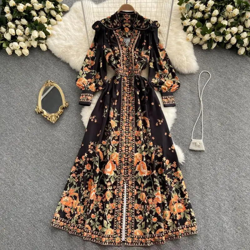 2022 fall new arrival family matching outfits turkey fashion women casual cocktail dresses