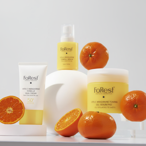 Green Finger Forest 15 Gyultamin Vita Toning Serum 50ml Crème Solaire Tonifiante 50ml Gel Sérum Pad 75 Feuilles Kit de Soins de la Peau - Product Image 2
