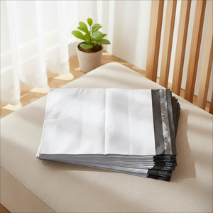 Sac <span class=keywords><strong>de</strong></span> coursier blanc écologique professionnel pour la <span class=keywords><strong>livraison</strong></span> express, enveloppe d'expédition pour la logistique e-commerce, pour <span class=keywords><strong>colis</strong></span> - Product Image 4