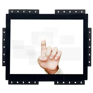 19 inch open frame front IP65 waterproof embedded capacitive touch monitor 19 inch industrial touch screen display kiosk monitor