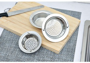 Égouttoir de cuisine en acier inoxydable pour laver les légumes, type entonnoir, avec drain de sol extractible - Product Image 6